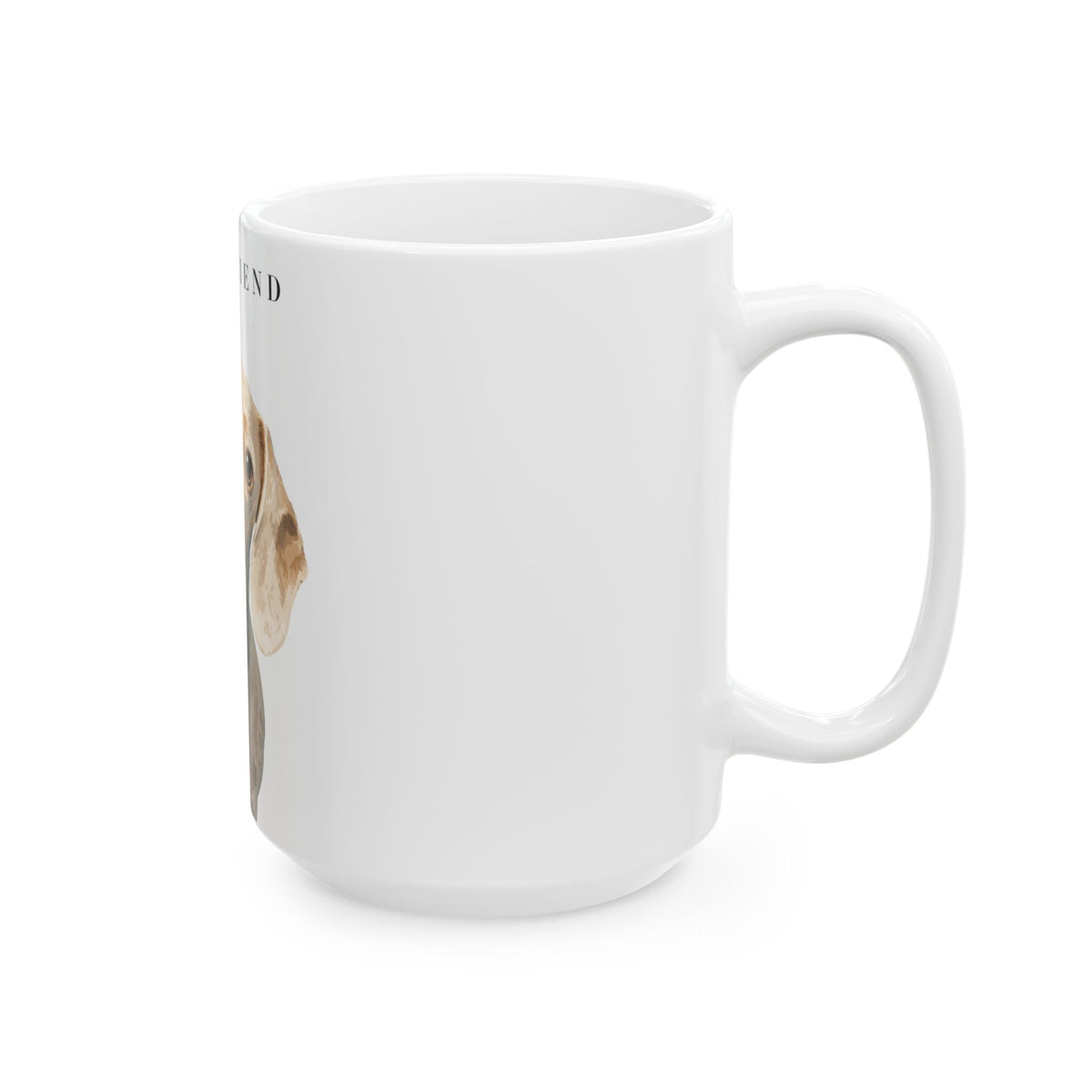 Modern Portrait Custom Pet Mug