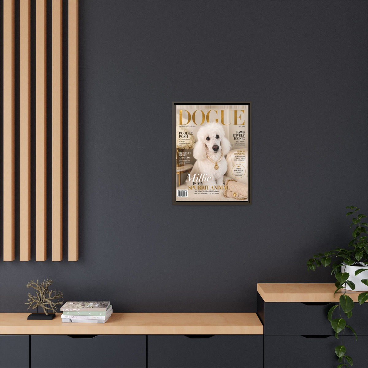Dogue Custom Pet Framed Canvas