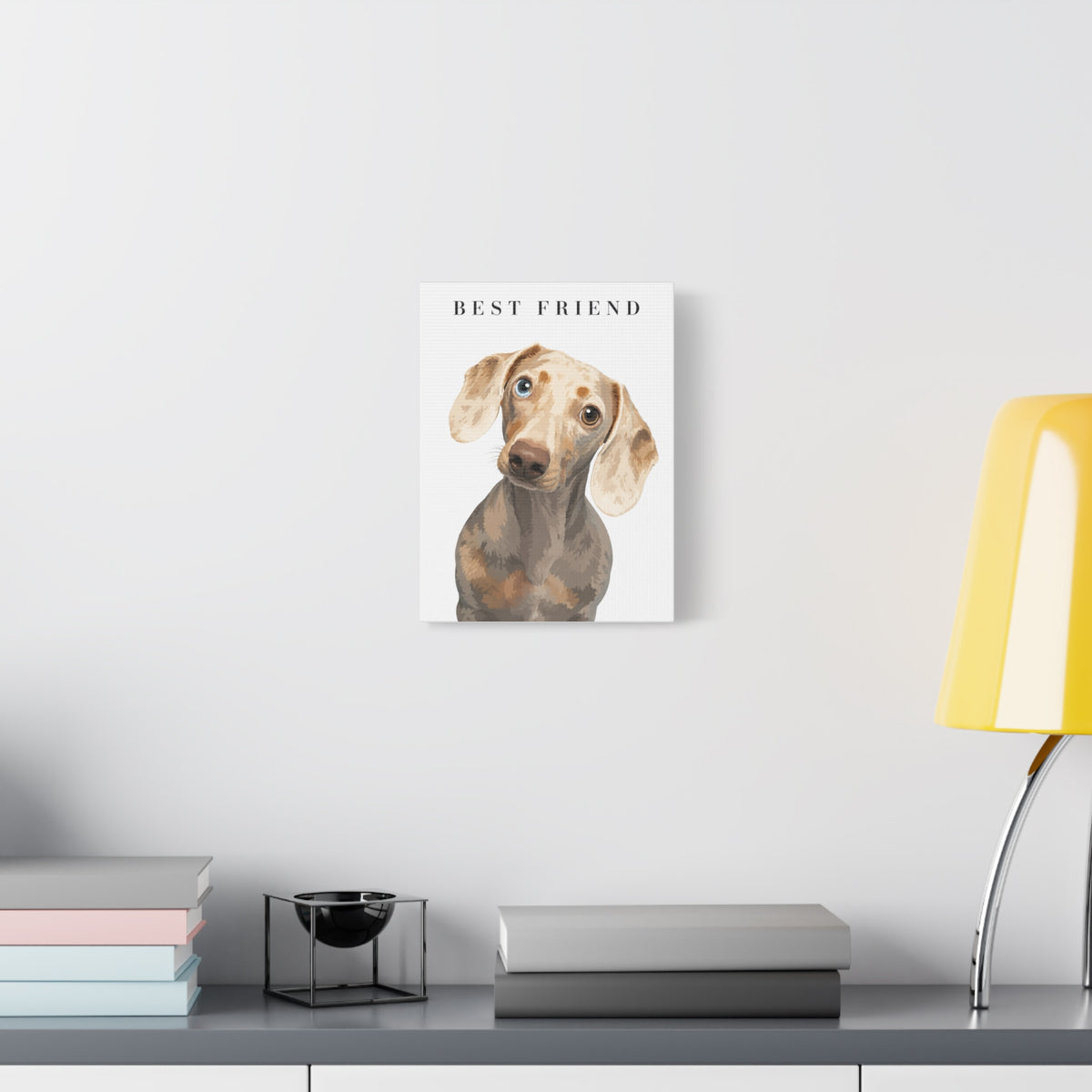 Modern Portrait Custom Pet Canvas