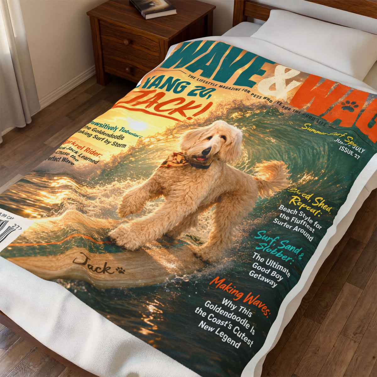 Wave & Wag Custom Pet Blanket