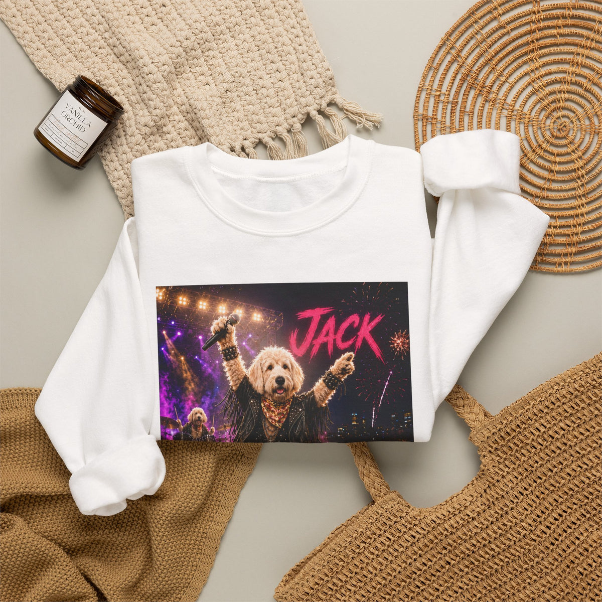 Rockstar Custom Pet Crewneck