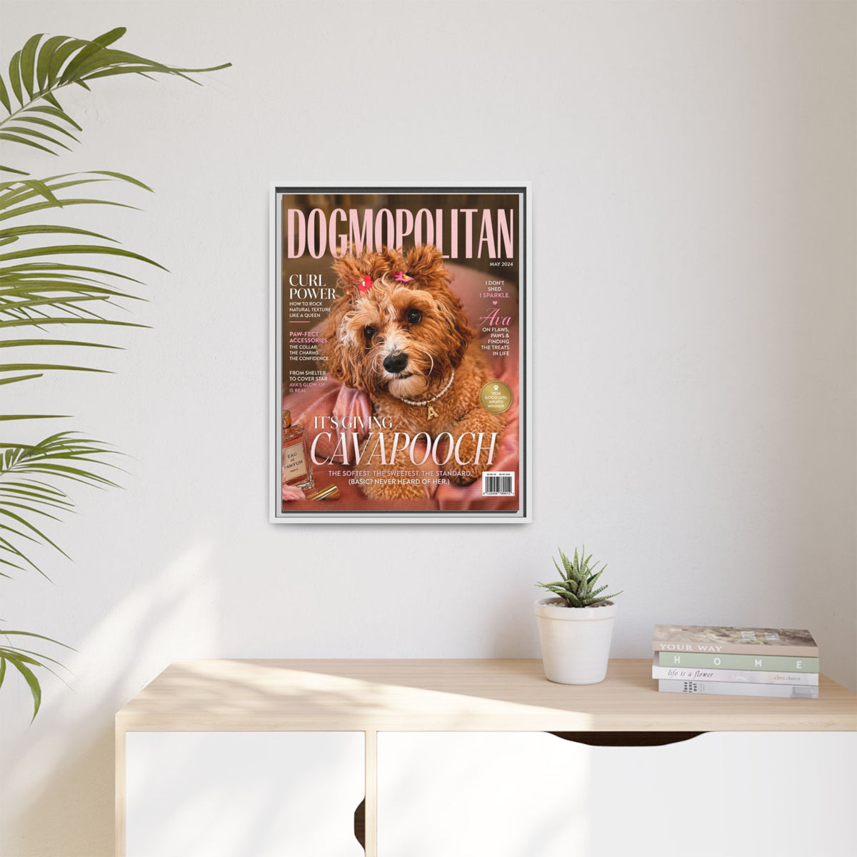 Dogmopolitan Custom Pet Framed Canvas