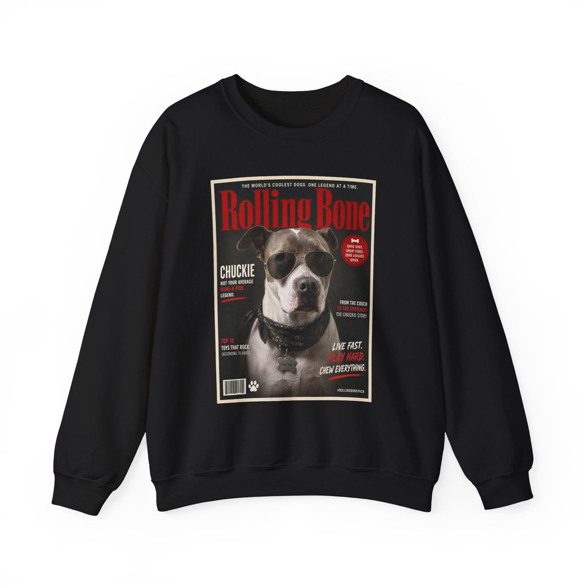 Rolling Bone Magazine Custom Pet Crewneck
