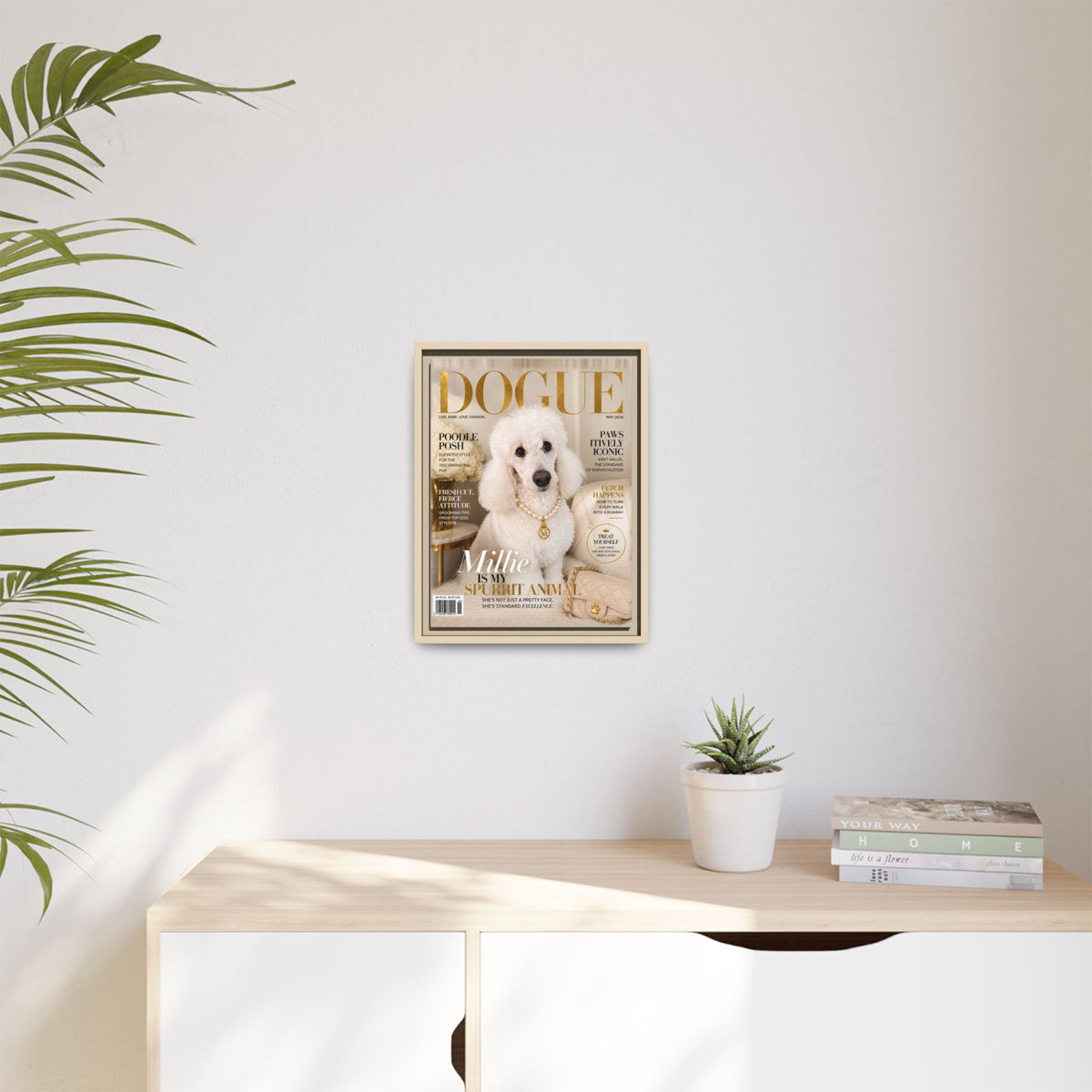 Dogue Custom Pet Framed Canvas