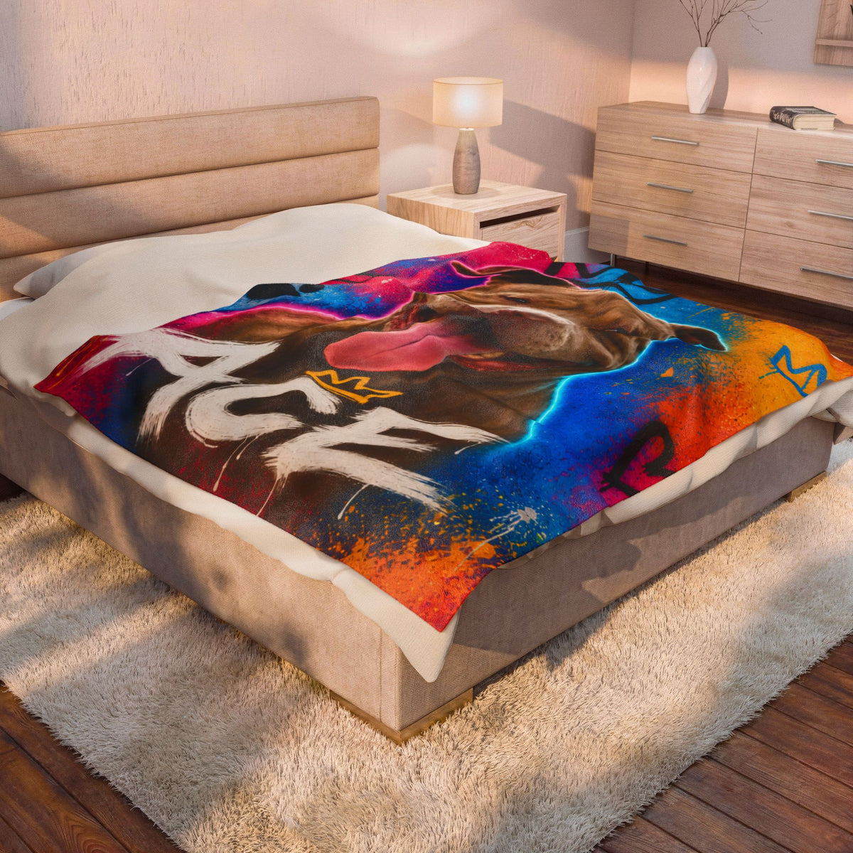 Street Art Custom Pet Blanket