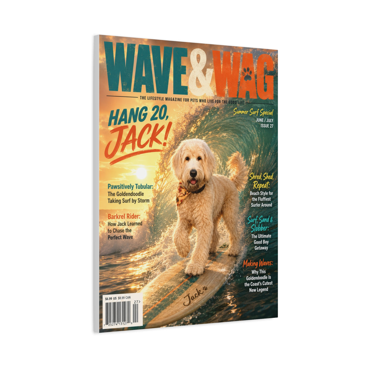 Wave & Wag Custom Pet Canvas