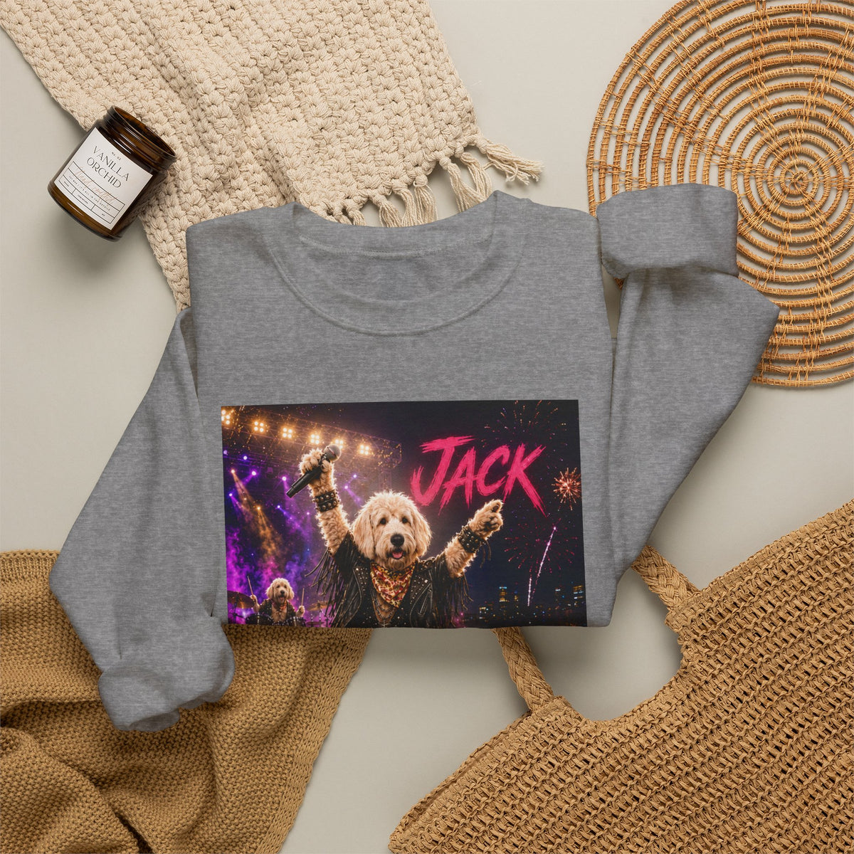 Rockstar Custom Pet Crewneck