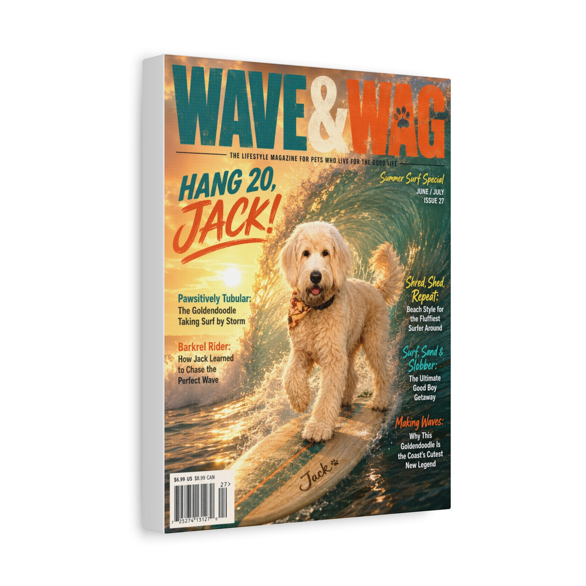 Wave & Wag Custom Pet Canvas