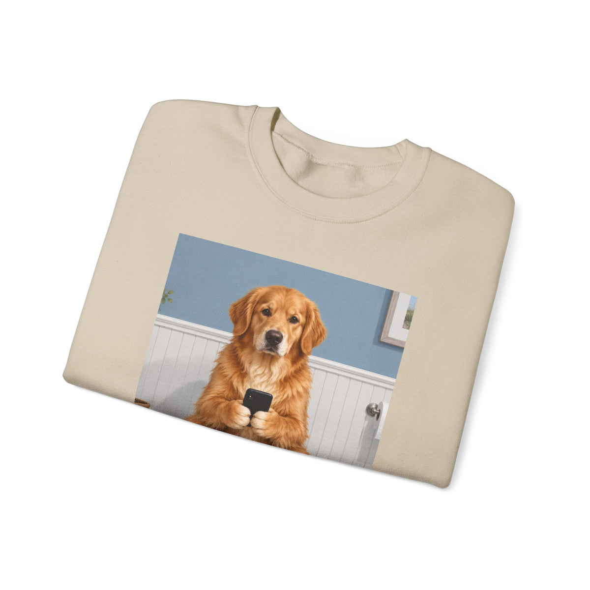 Sit & Scroll Custom Pet Crewneck