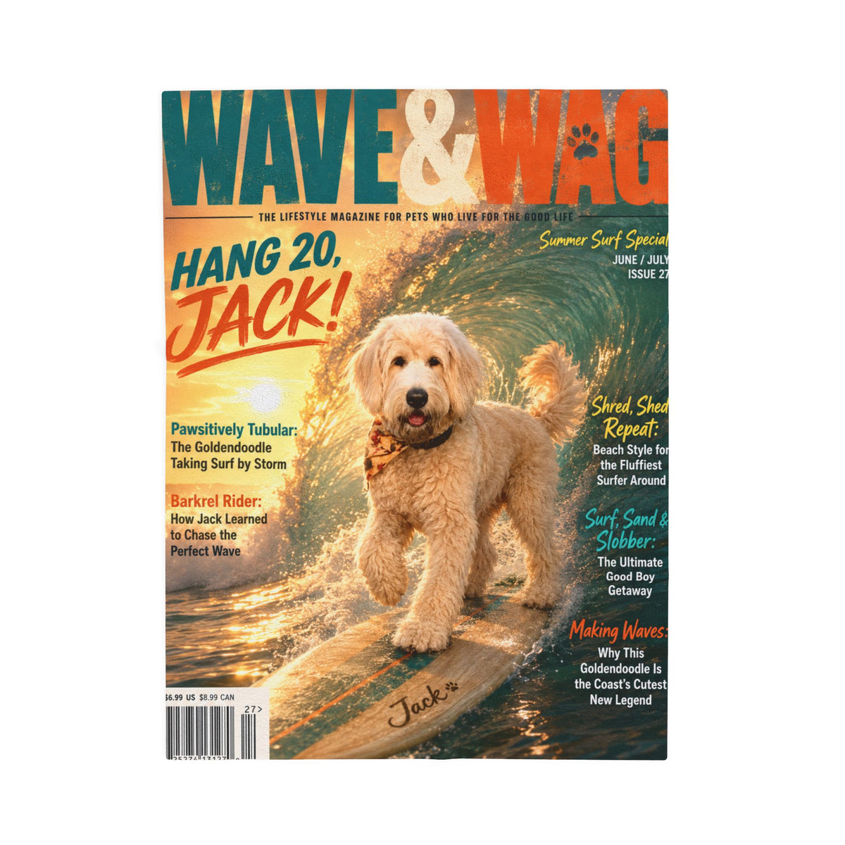 Wave & Wag Custom Pet Blanket