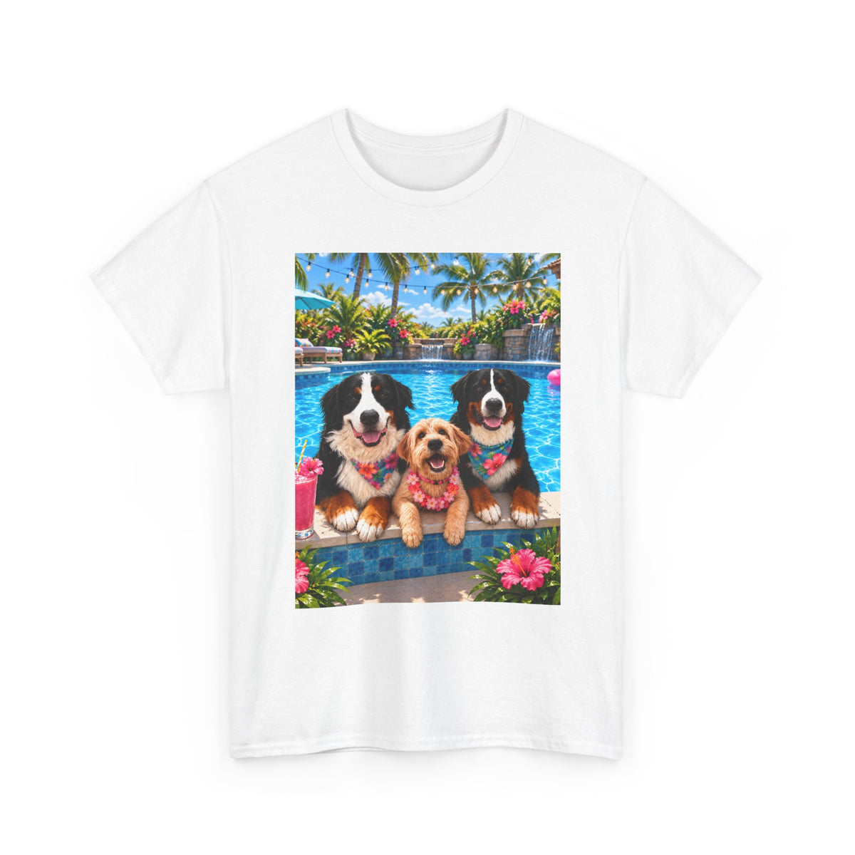 Pool Pawty Custom Pet Tee