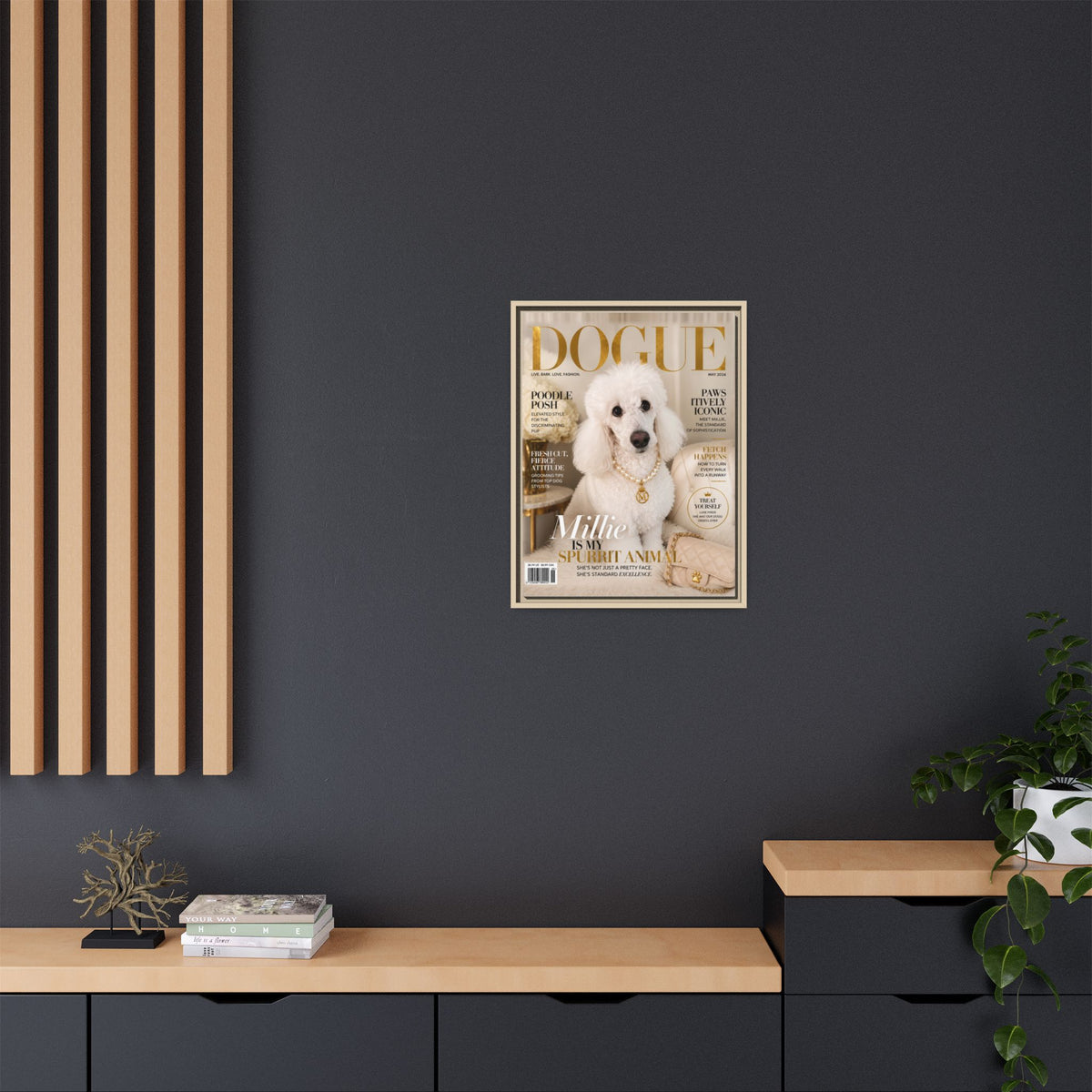 Dogue Custom Pet Framed Canvas
