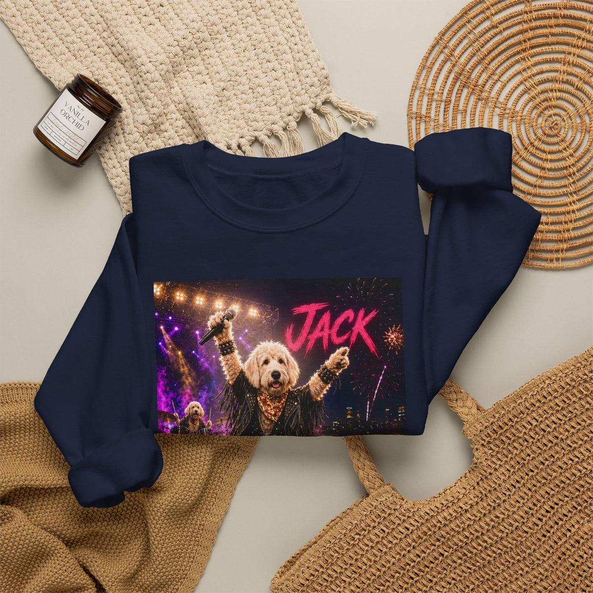 Rockstar Custom Pet Crewneck