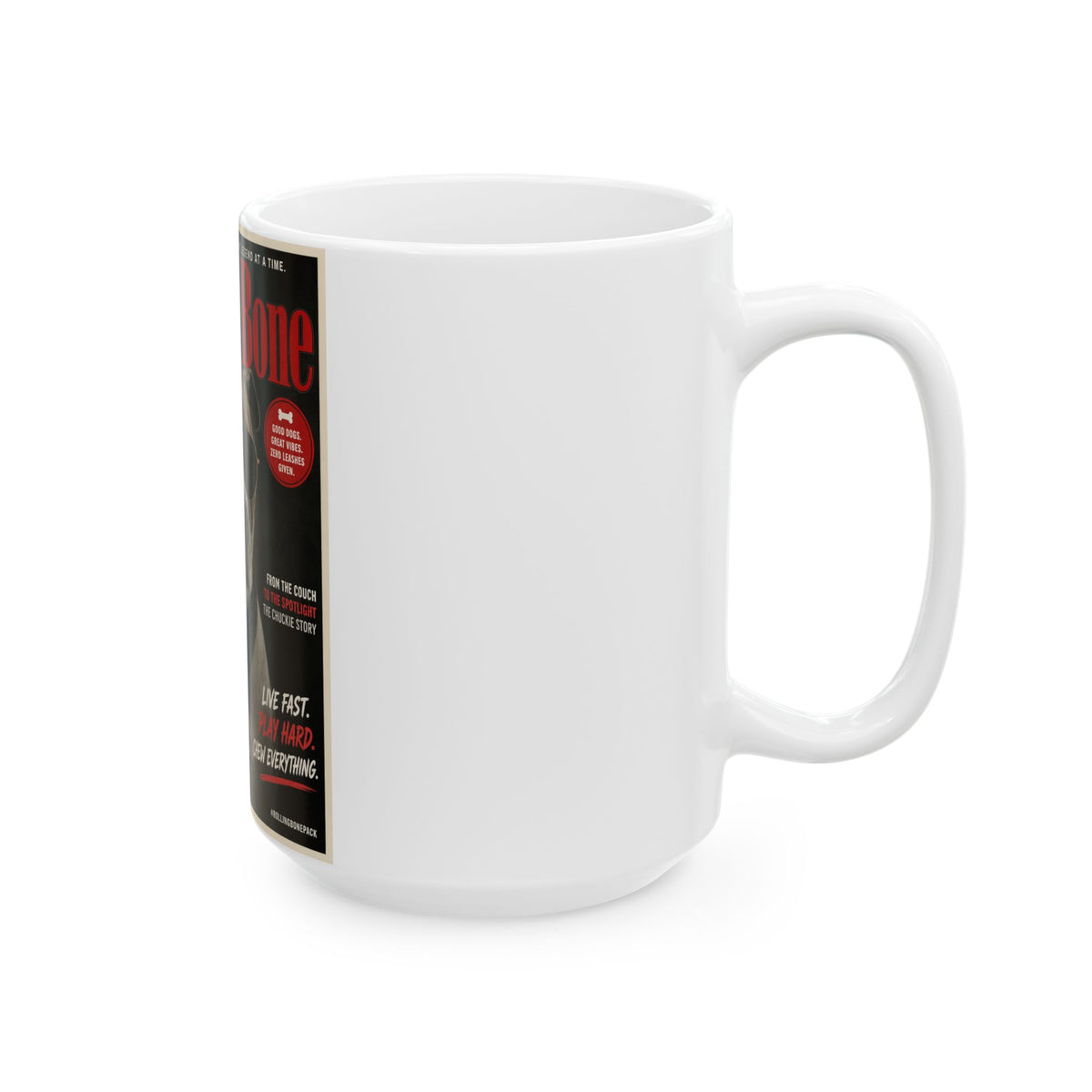 Rolling Bone Magazine Custom Pet Mug