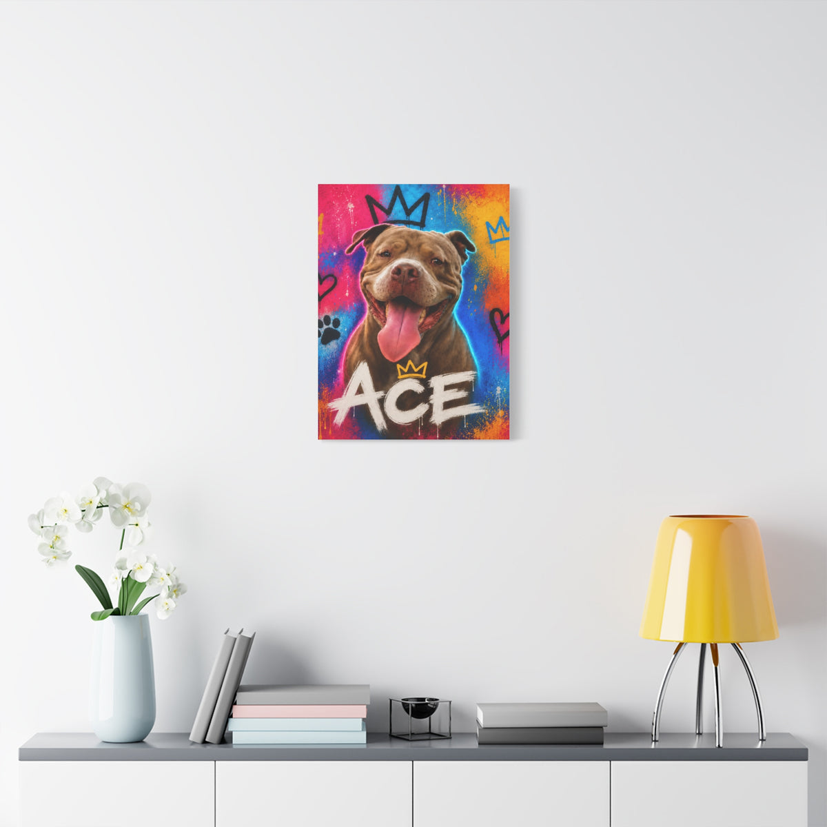 Street Art Custom Pet Canvas
