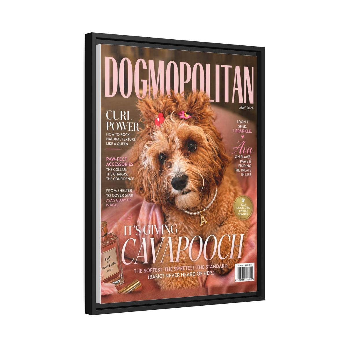 Dogmopolitan Custom Pet Framed Canvas