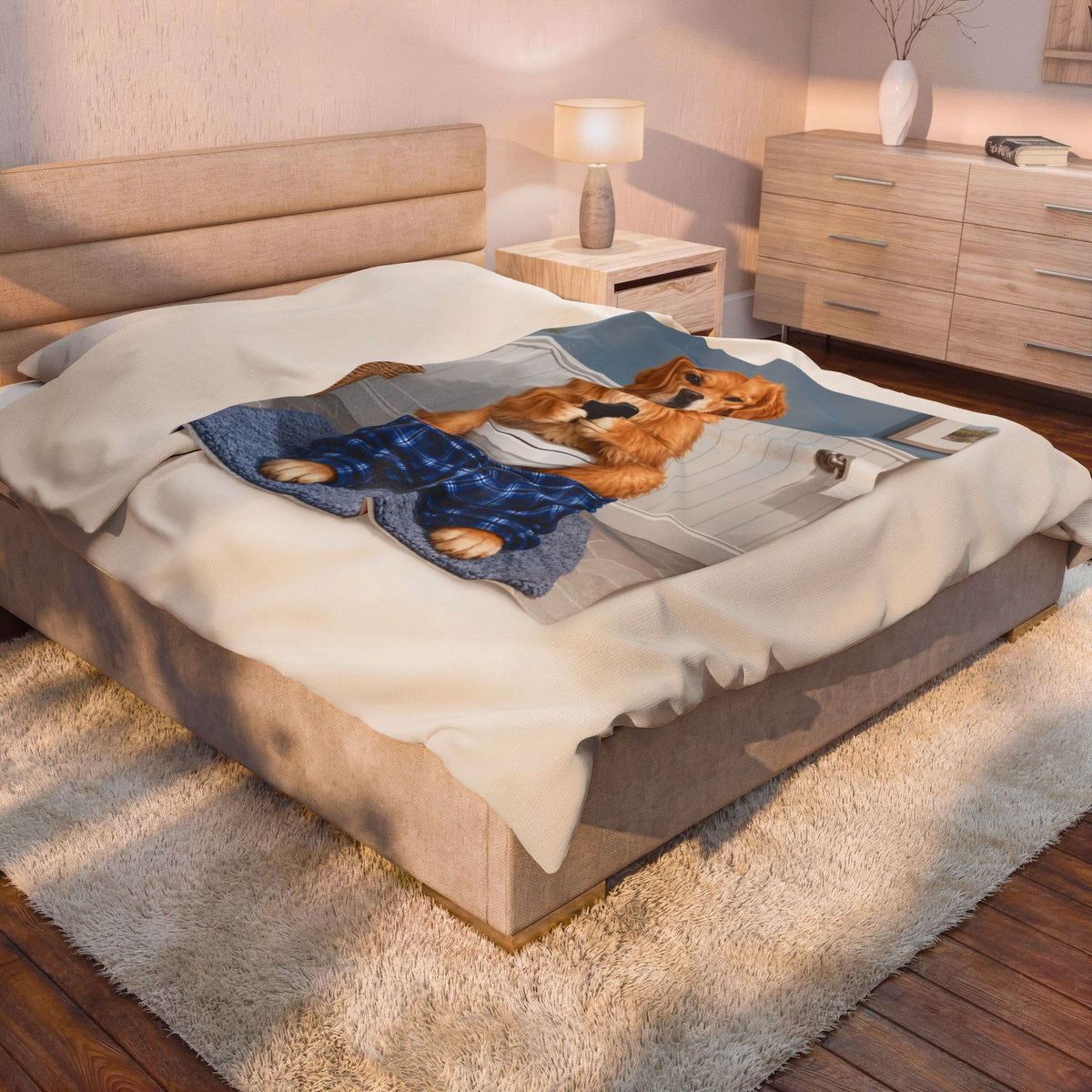 Sit & Scroll Custom Pet Blanket