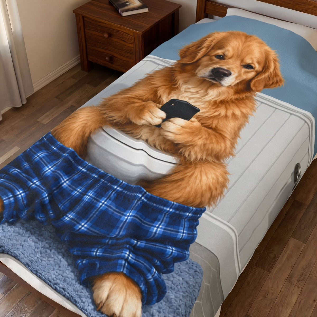 Sit & Scroll Custom Pet Blanket