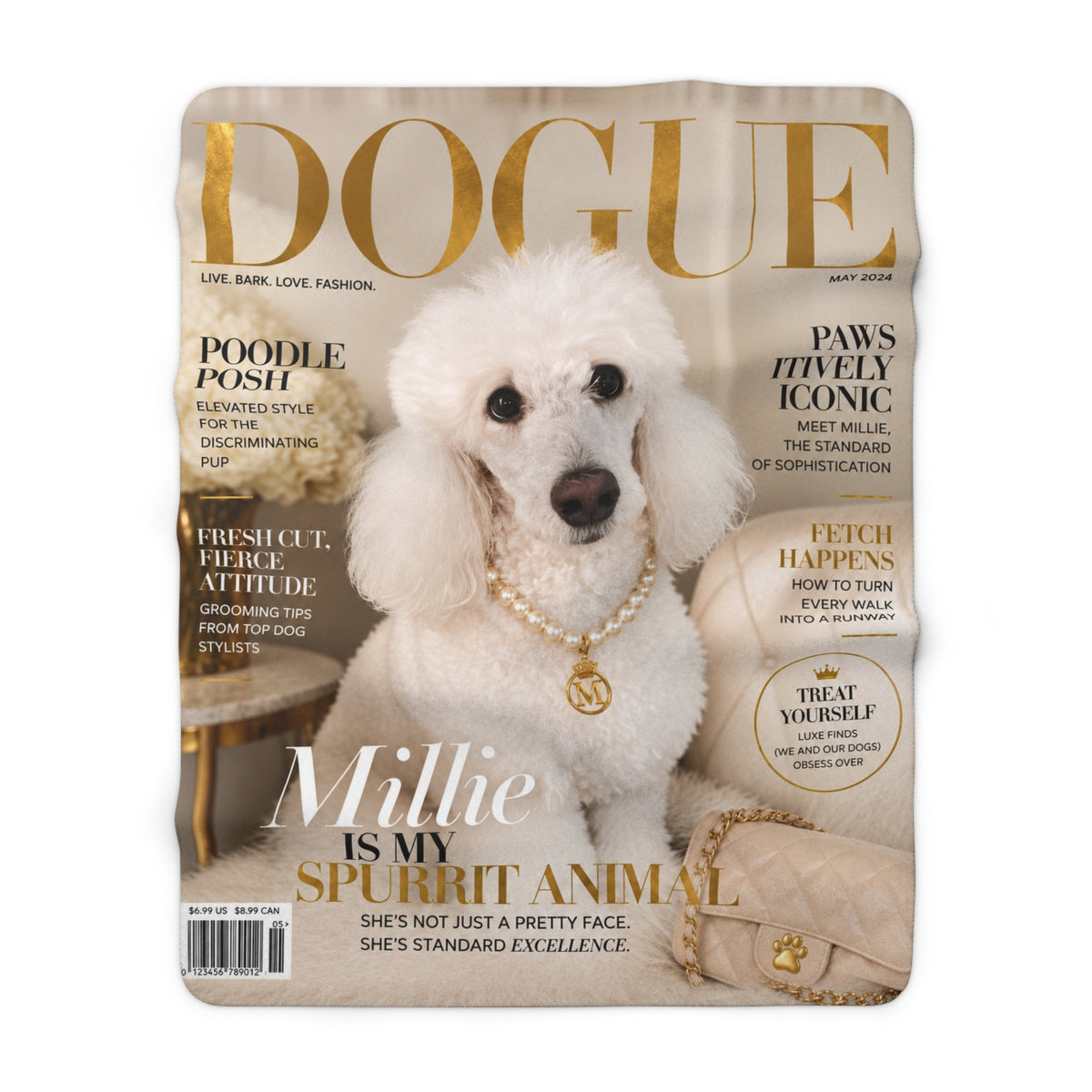 Dogue Custom Pet Sherpa Blanket