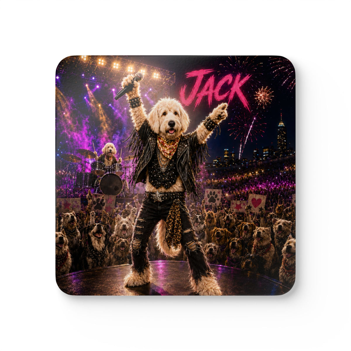 Rockstar Custom Pet Coasters