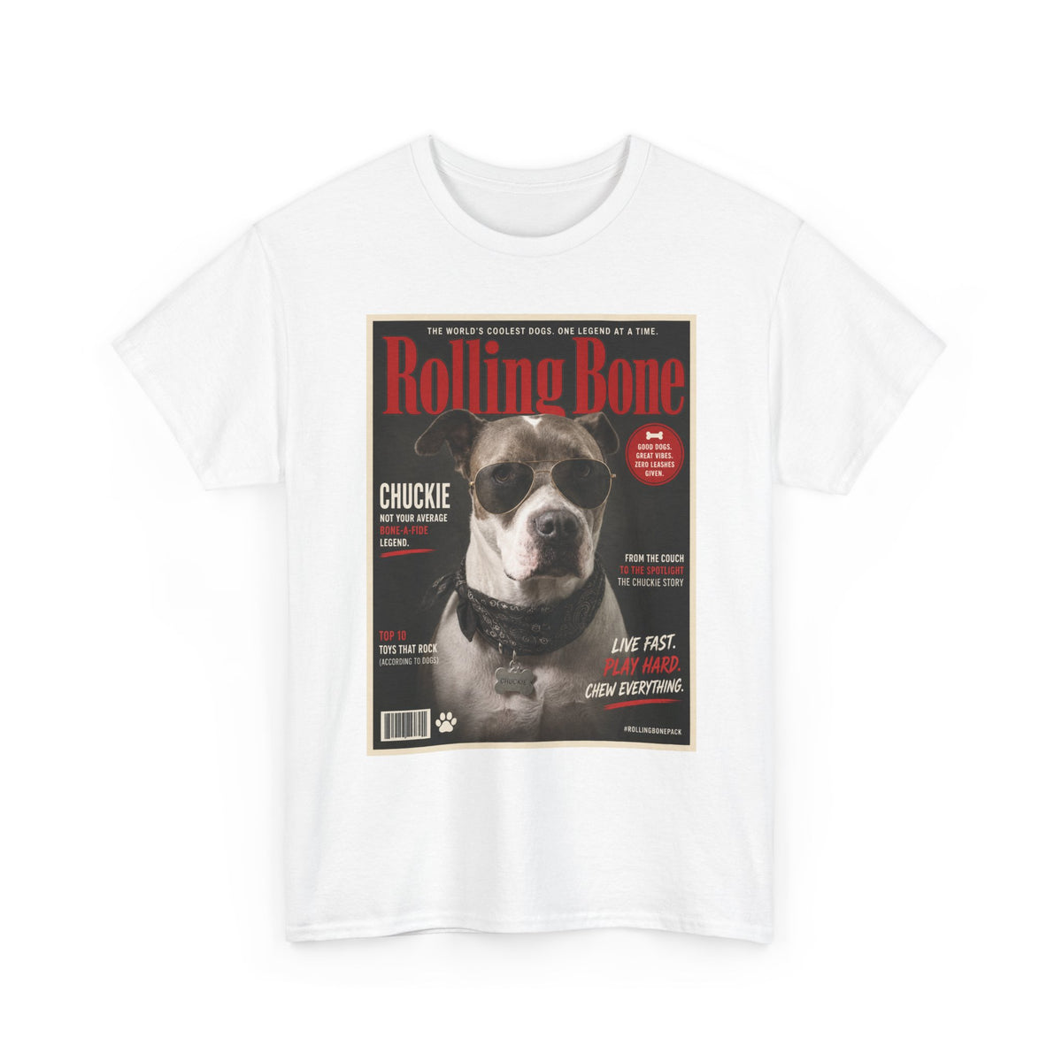 Rolling Bone Magazine Custom Pet Tee