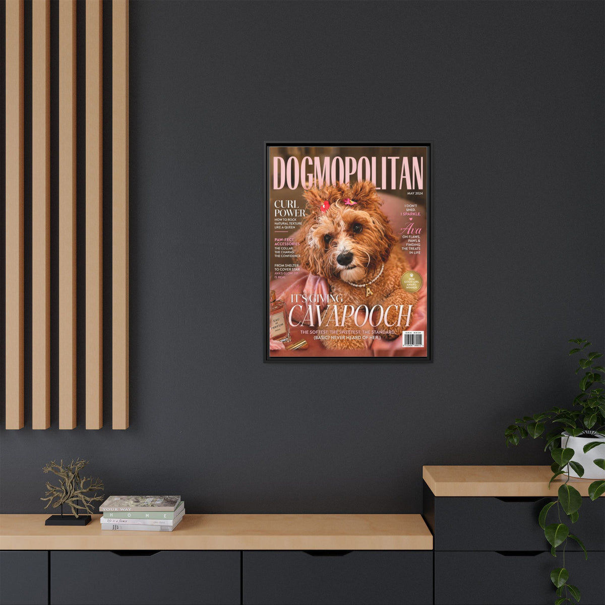Dogmopolitan Custom Pet Framed Canvas