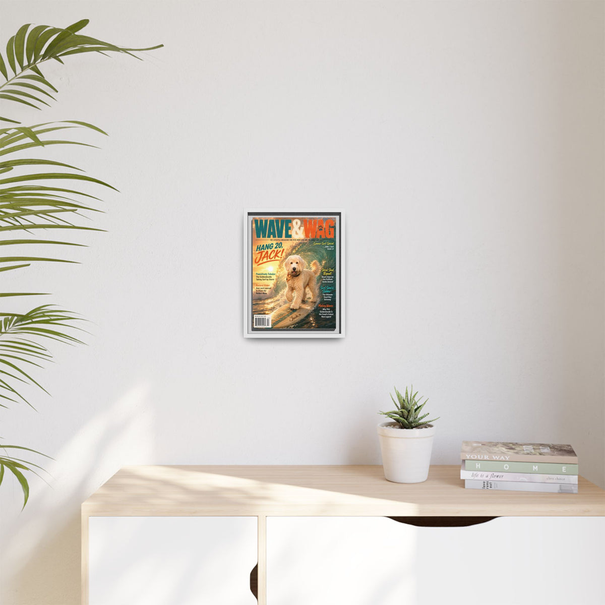 Wave & Wag Custom Pet Framed Canvas