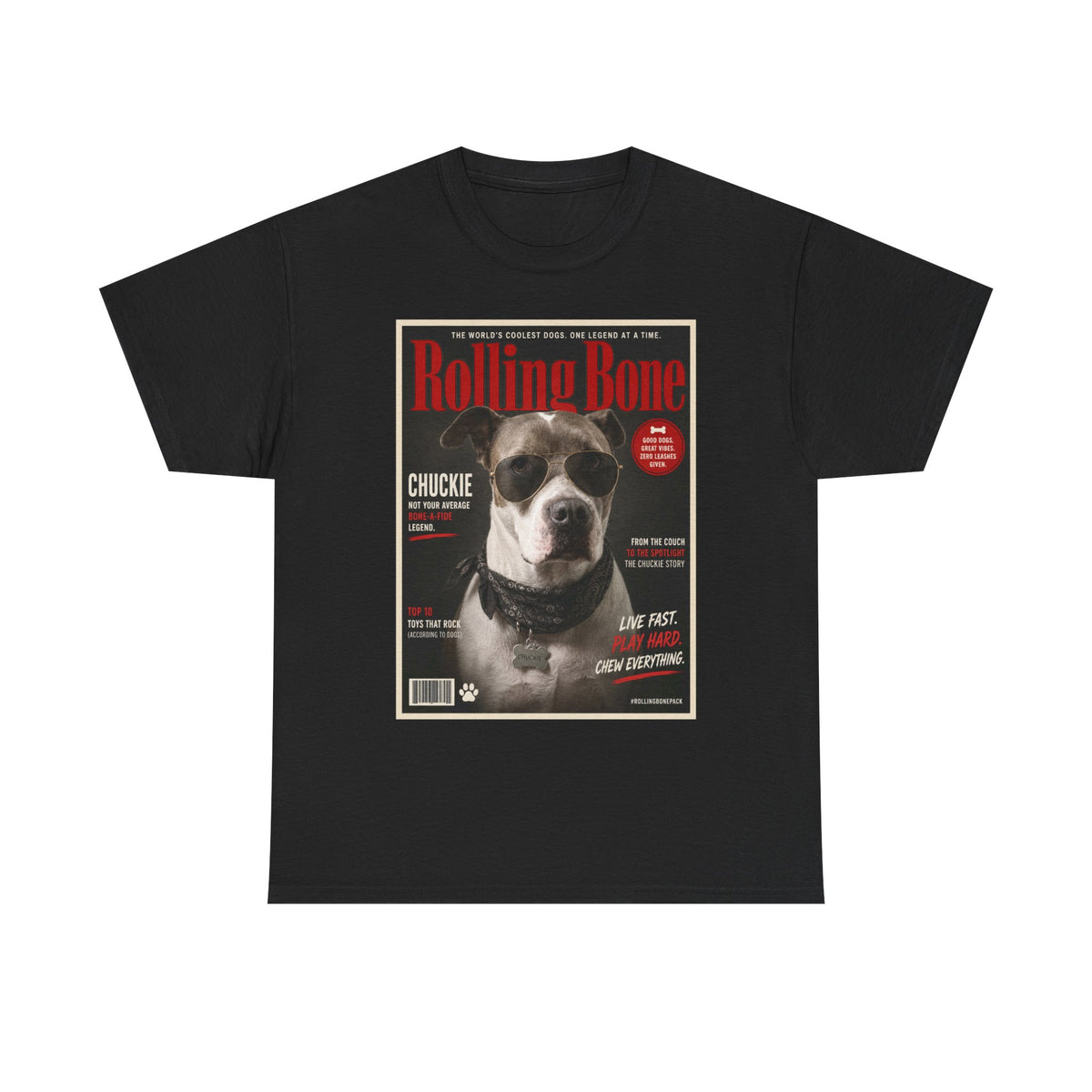 Rolling Bone Magazine Custom Pet Tee