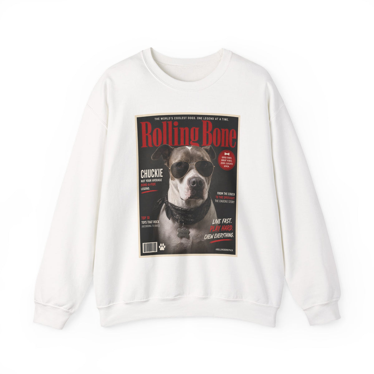 Rolling Bone Magazine Custom Pet Crewneck