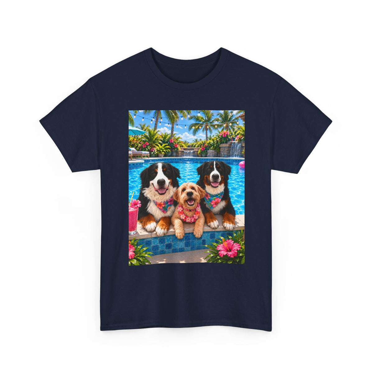 Pool Pawty Custom Pet Tee