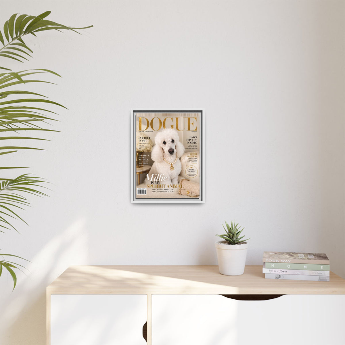 Dogue Custom Pet Framed Canvas