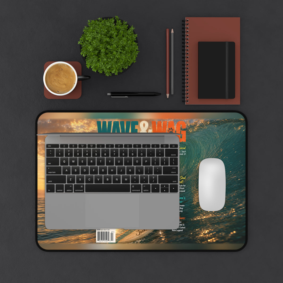 Wave & Wag Custom Pet Desk Mat