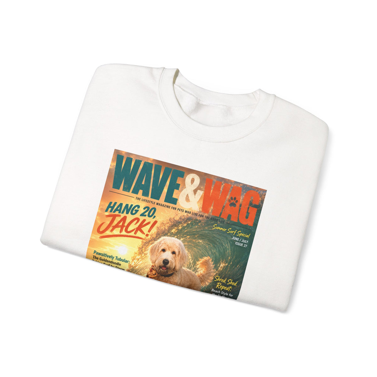 Wave & Wag Custom Pet Crewneck