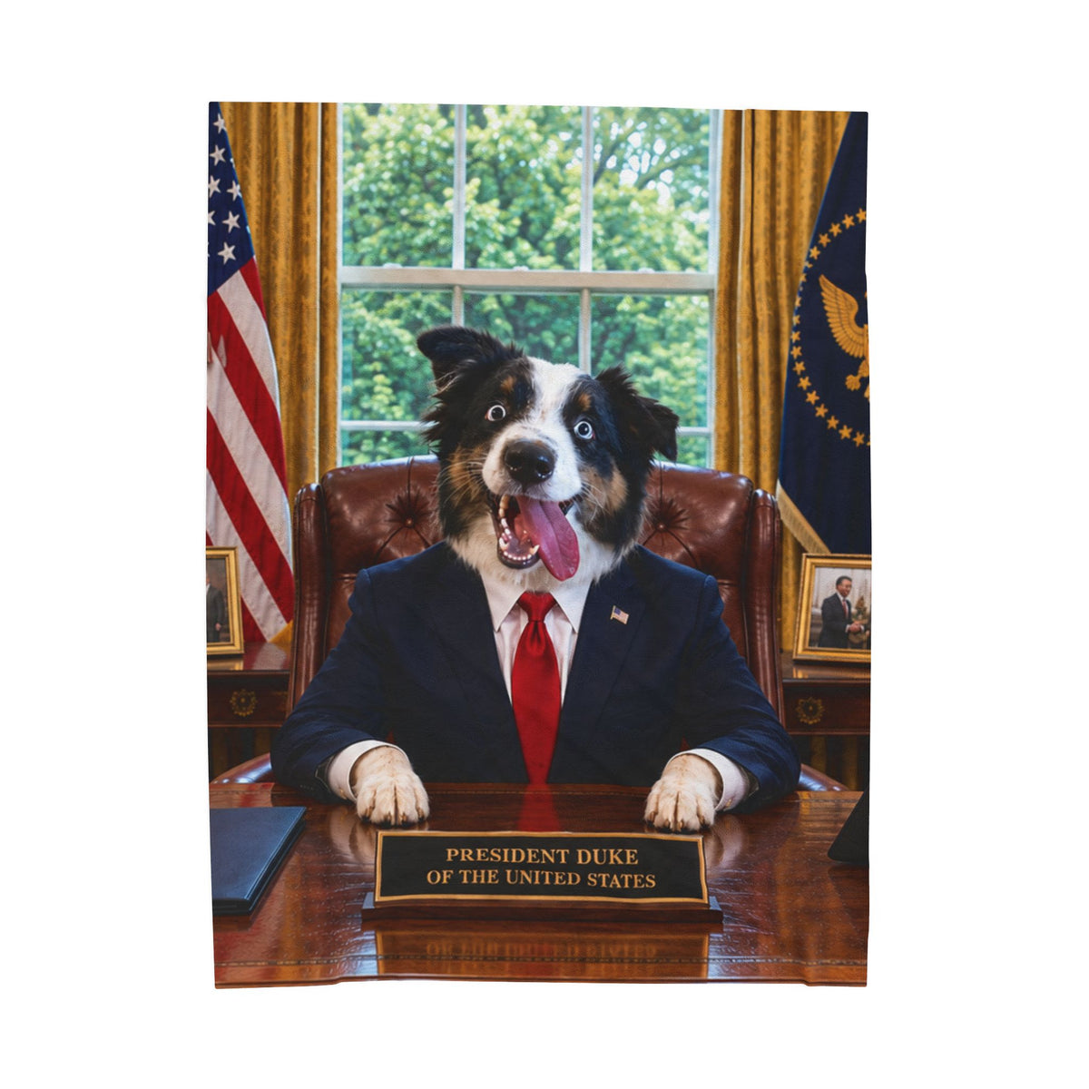 President Custom Pet Blanket