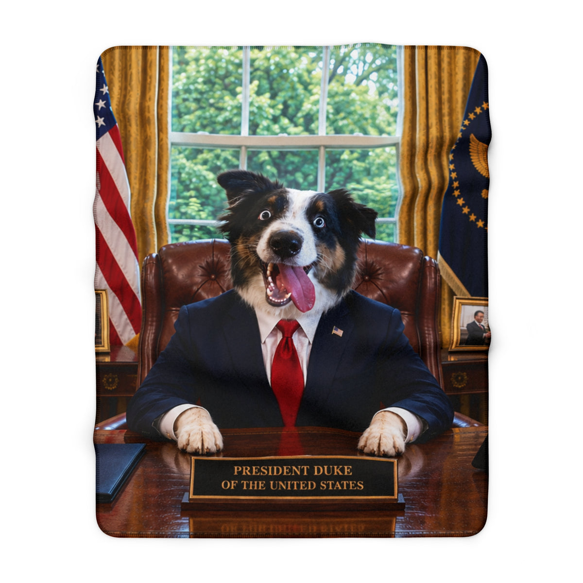 President Custom Pet Sherpa Blanket