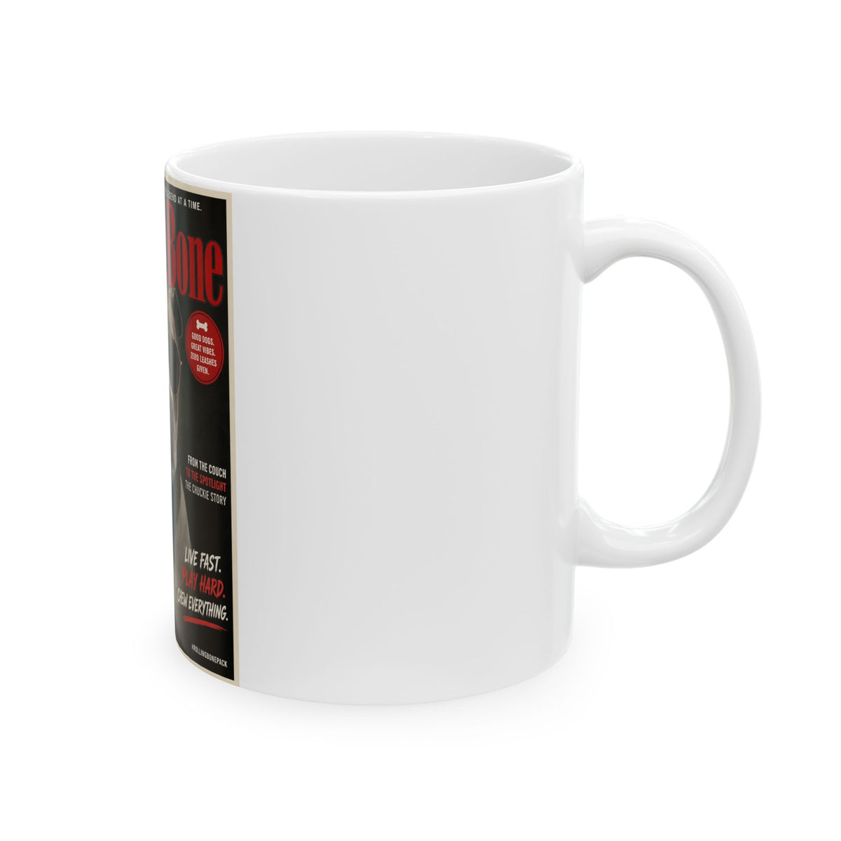 Rolling Bone Magazine Custom Pet Mug