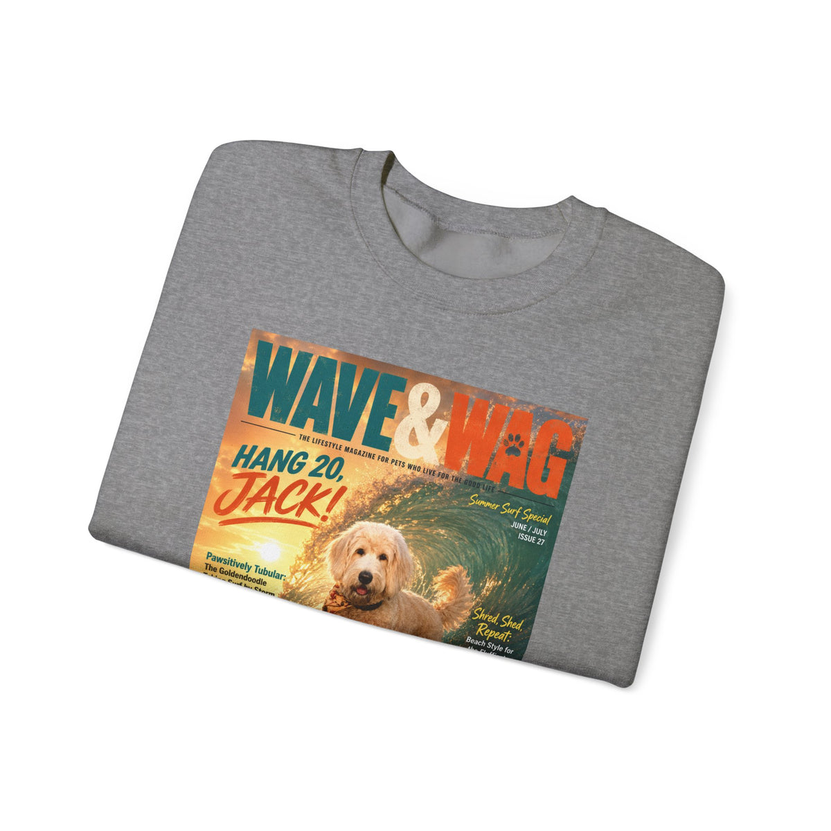 Wave & Wag Custom Pet Crewneck