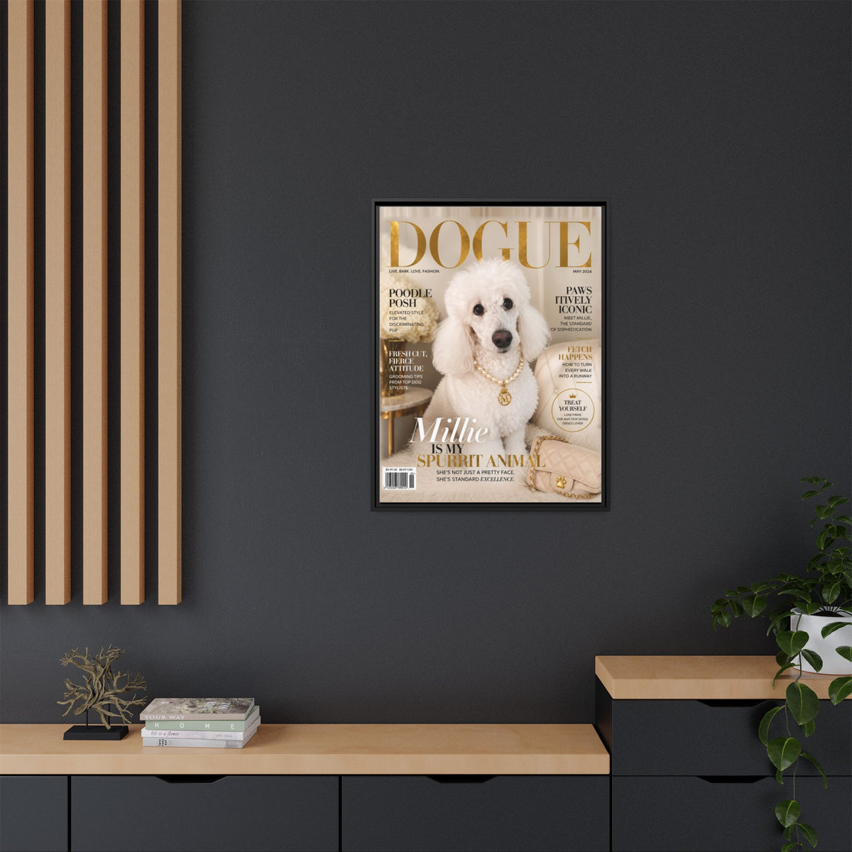 Dogue Custom Pet Framed Canvas