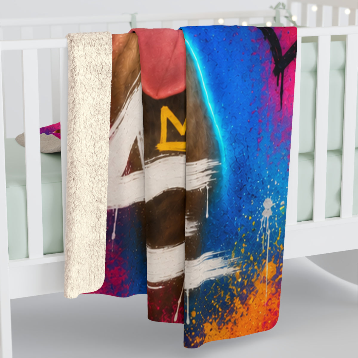 Street Art Custom Pet Sherpa Blanket