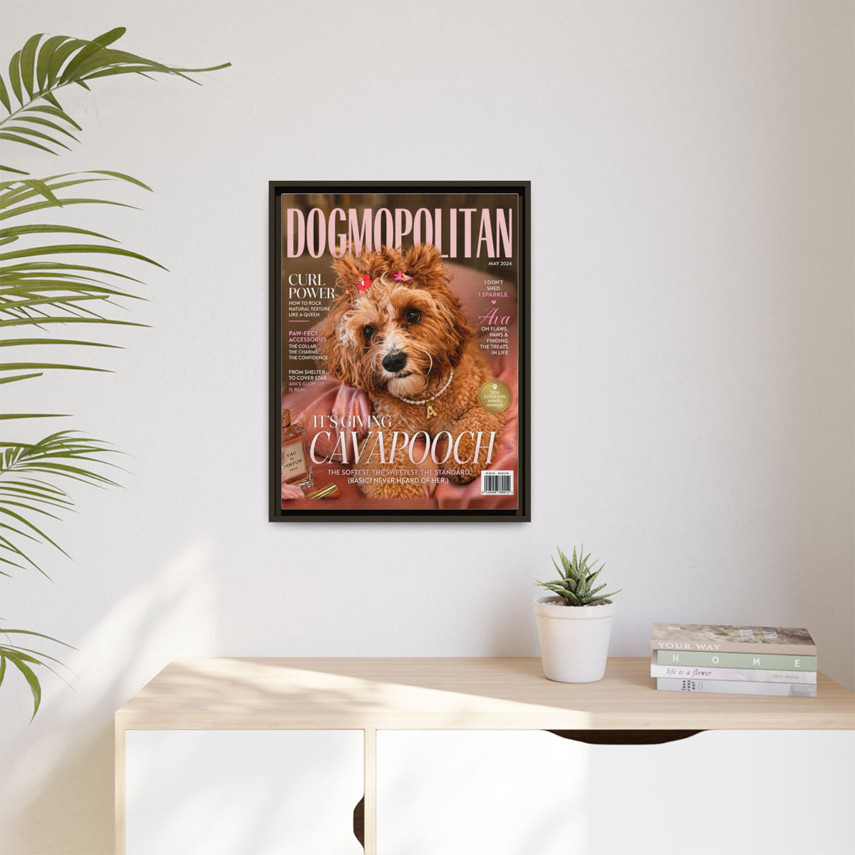 Dogmopolitan Custom Pet Framed Canvas