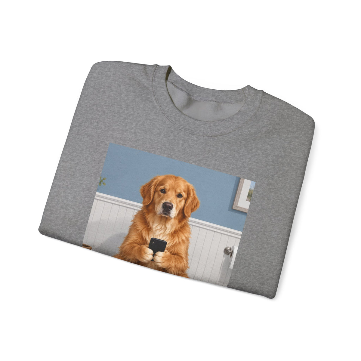 Sit & Scroll Custom Pet Crewneck