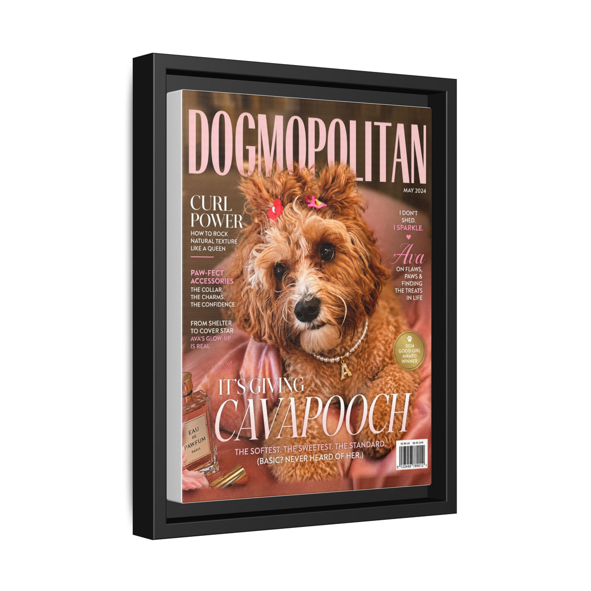Dogmopolitan Custom Pet Framed Canvas