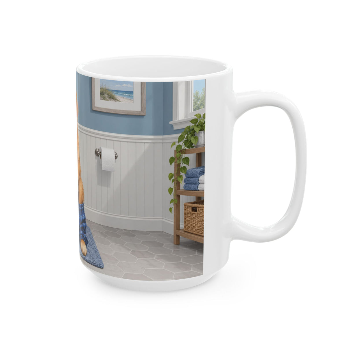 Sit & Scroll Custom Pet Mug