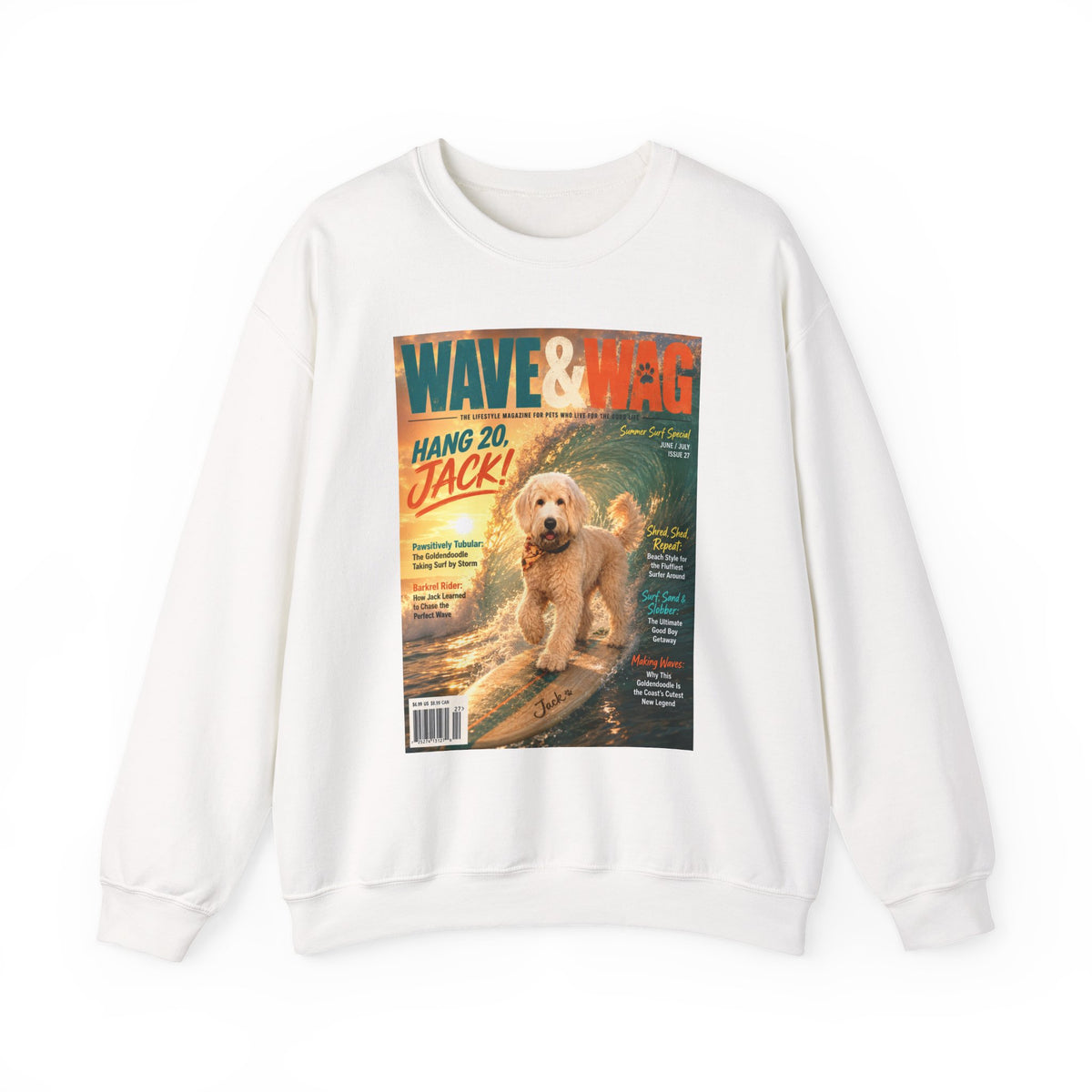 Wave & Wag Custom Pet Crewneck
