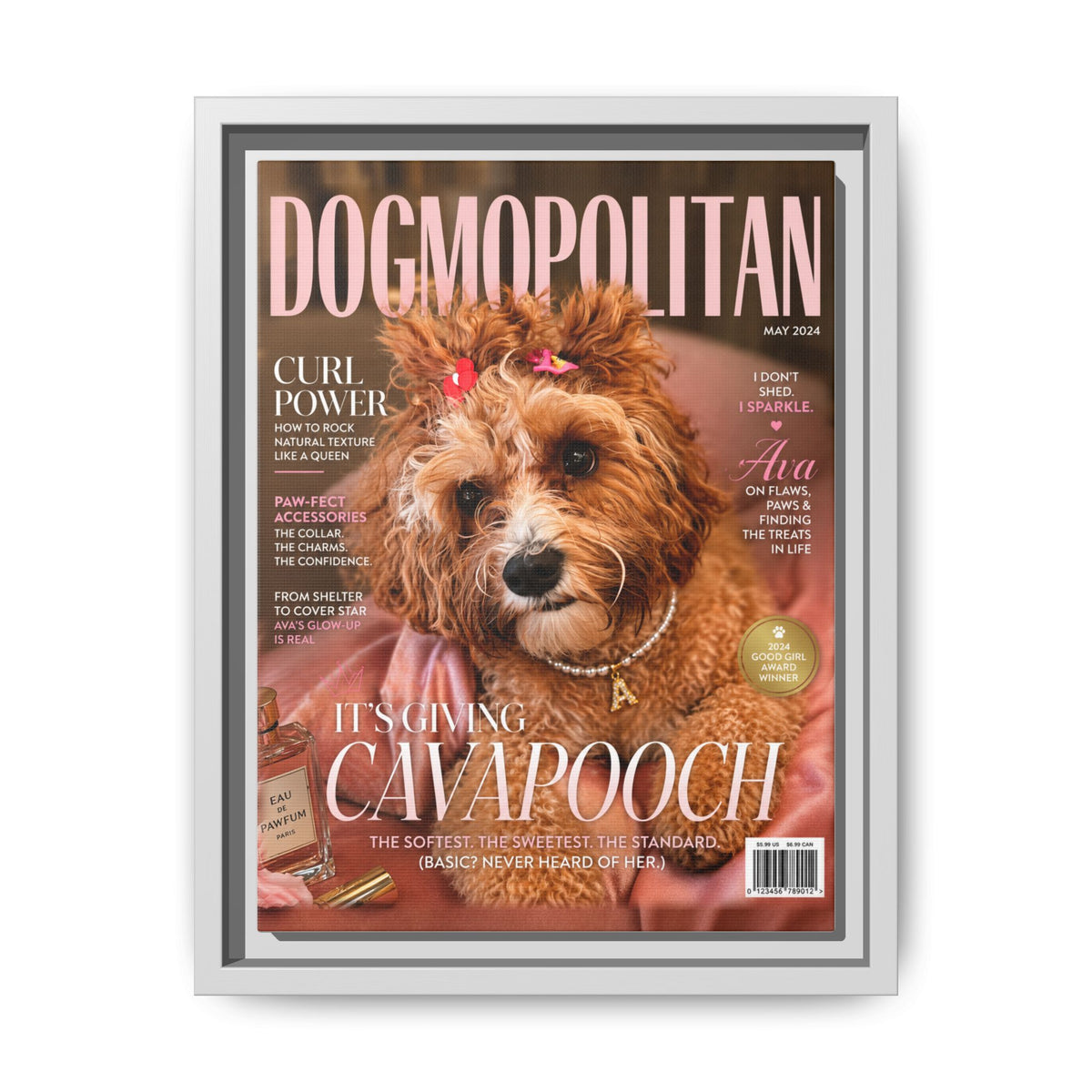 Dogmopolitan Custom Pet Framed Canvas