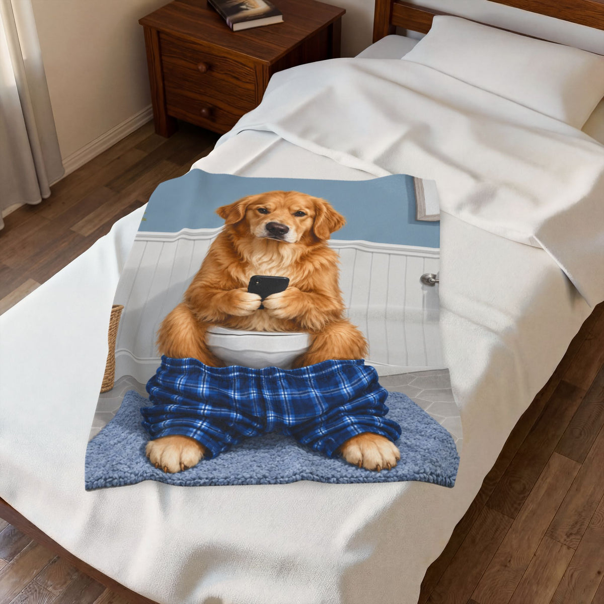 Sit & Scroll Custom Pet Blanket