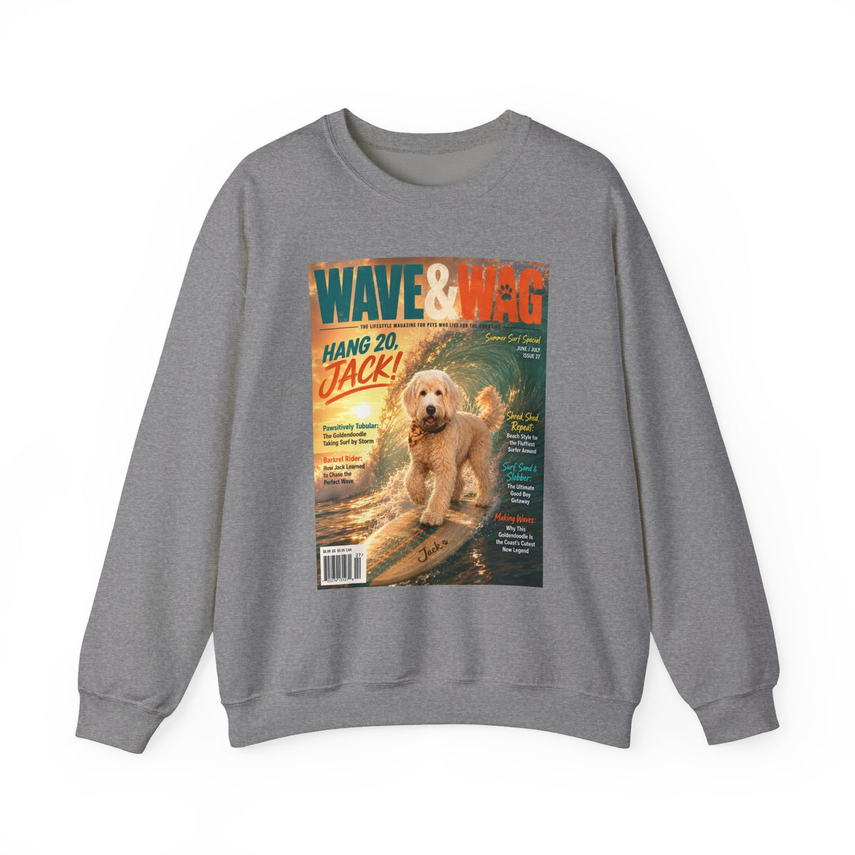 Wave & Wag Custom Pet Crewneck