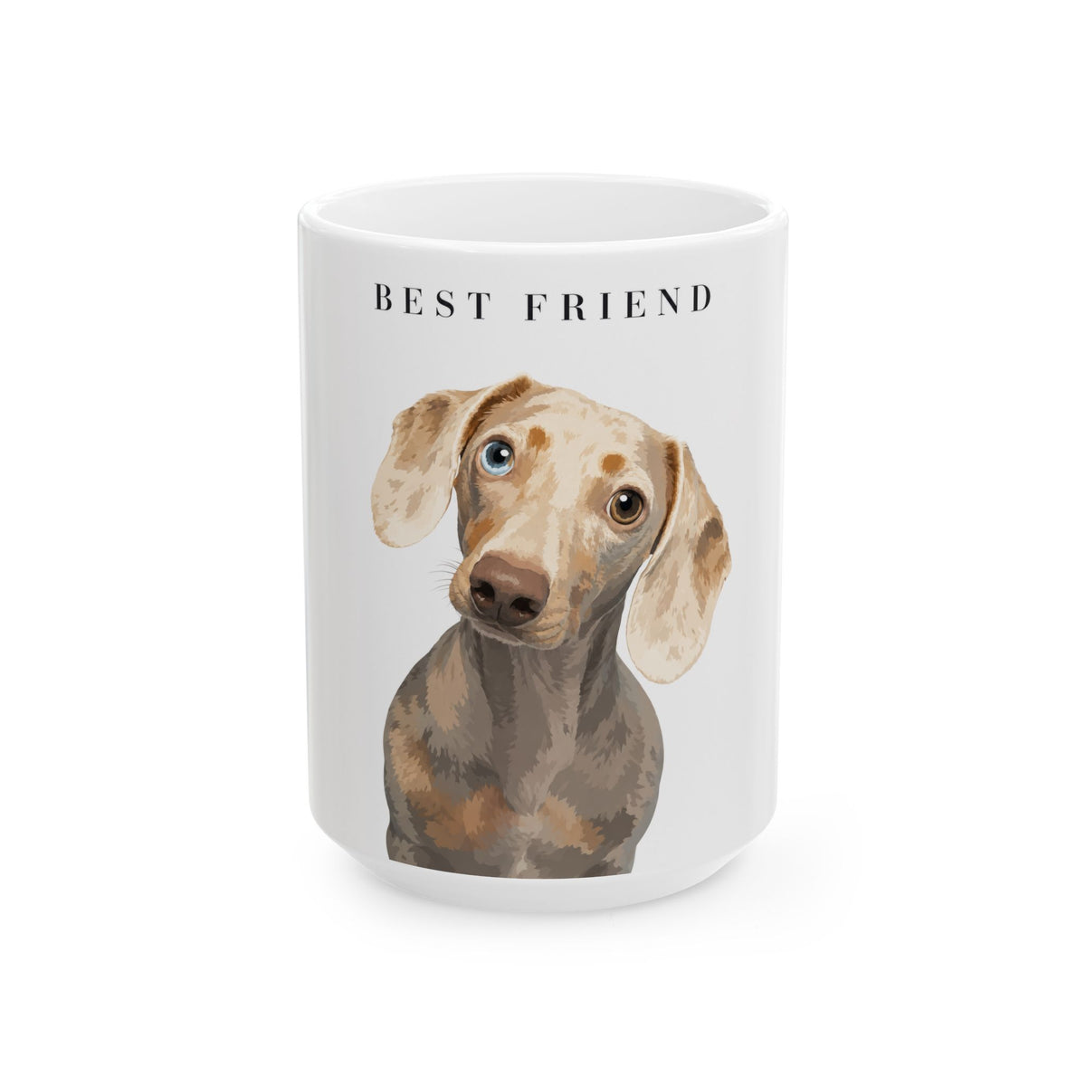 Modern Portrait Custom Pet Mug