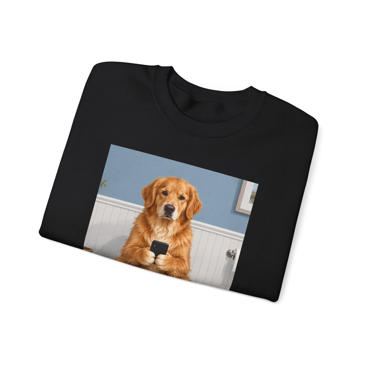 Sit & Scroll Custom Pet Crewneck