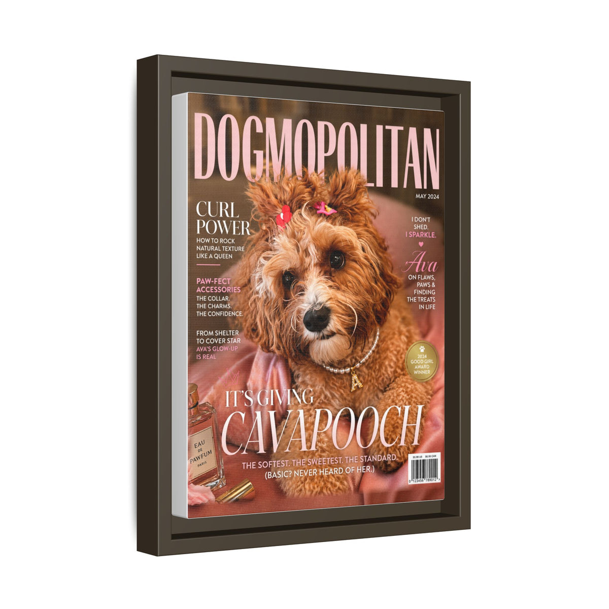 Dogmopolitan Custom Pet Framed Canvas